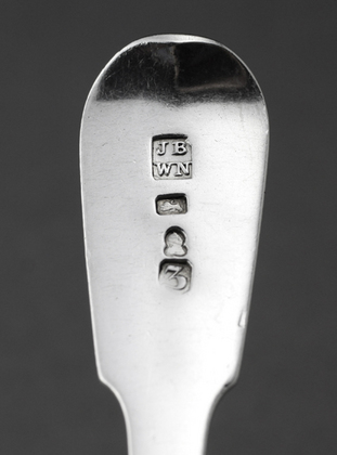 York Silver Teaspoon Collection (6) - Barber, Cattle, North
